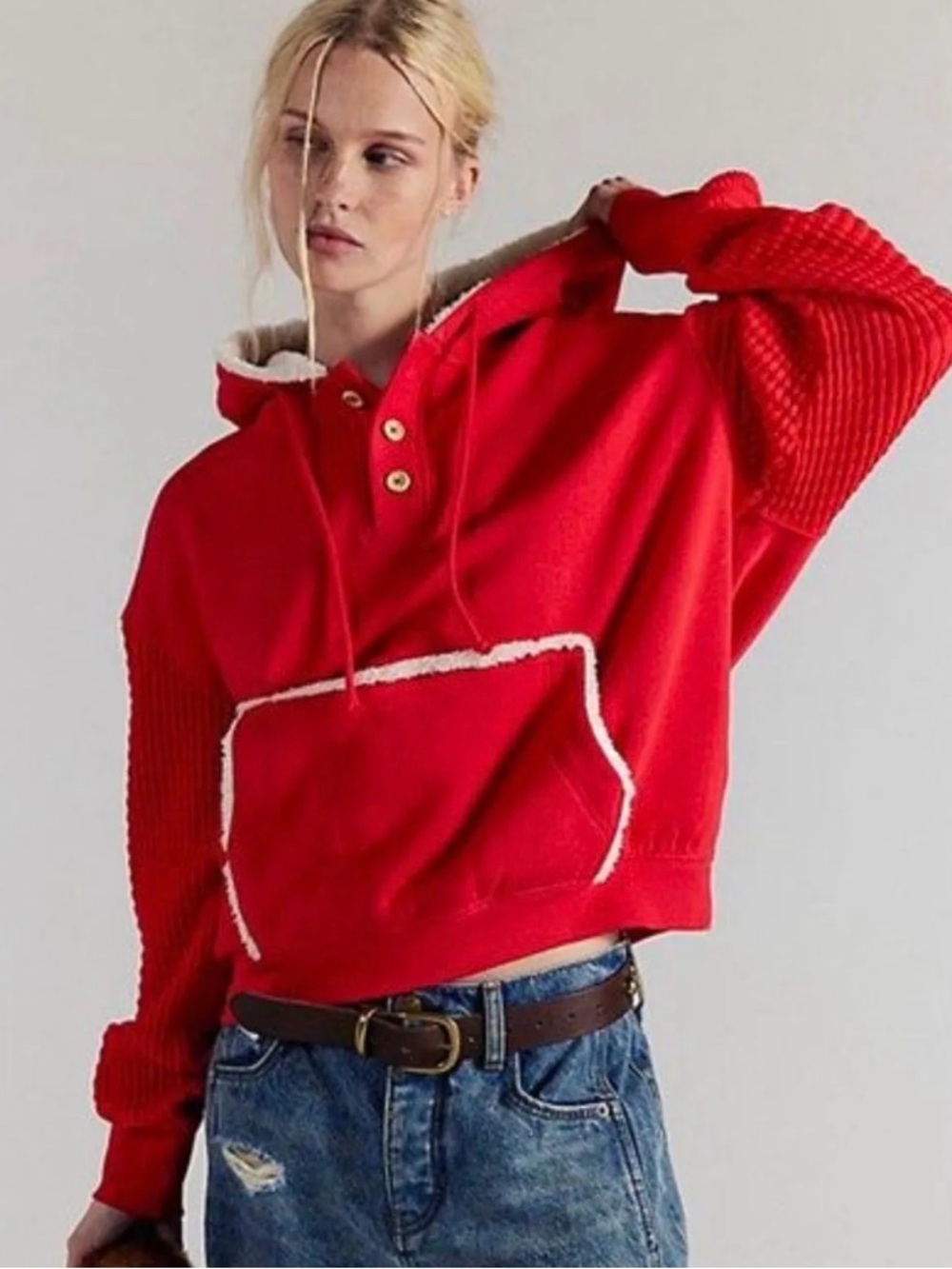 NWT Free People Cozy Time Hoodie
